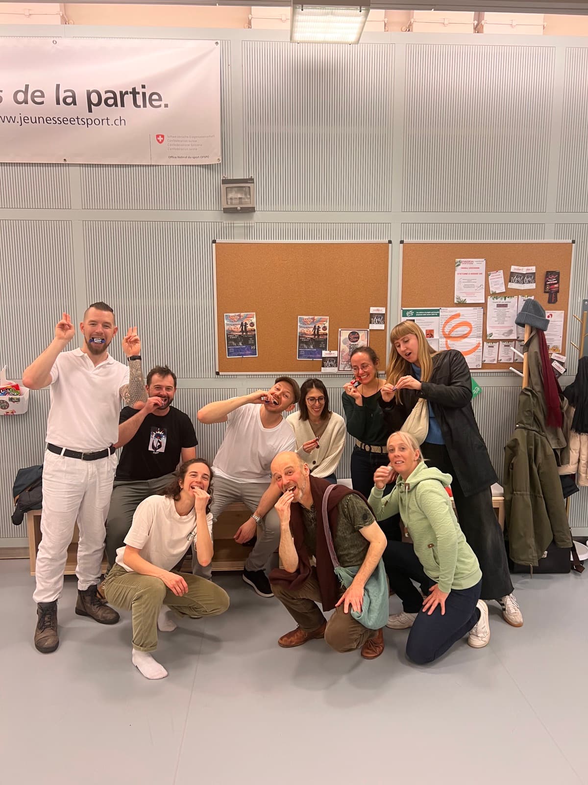 Groupe en cours de salsa à Bienne